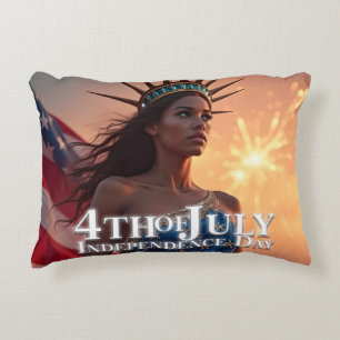 Splendid 4th of July Design - Fireworks & Freedom Accent Pillow