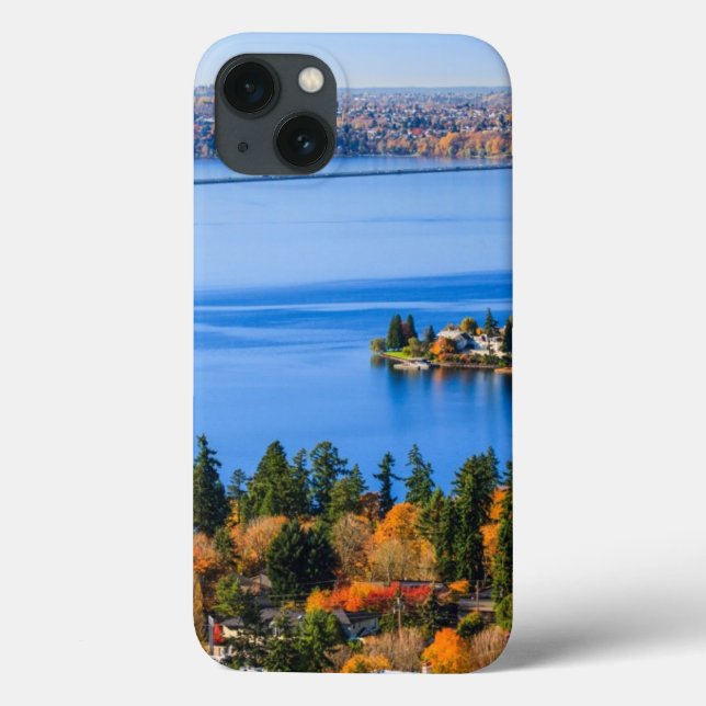 Splendid colours of fall at Bellevue Case-Mate iPhone Case (Back)