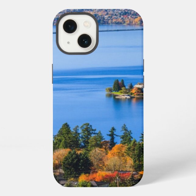 Splendid colours of fall at Bellevue iPhone Case (Back)