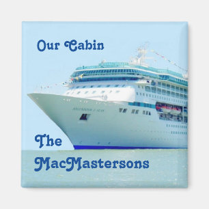 Splendid Cruise Ship Stateroom Door Marker Magnet