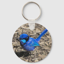 Splendid Fairy Wren Keychain