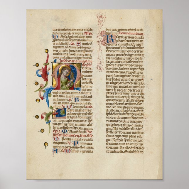 Splendid Illuminated Manuscript Poster (Front)