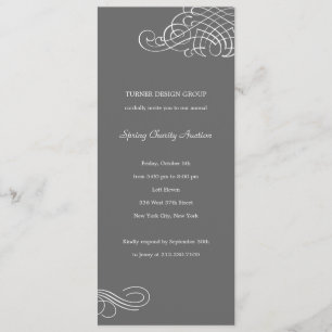 Splendid Scrolls Corporate/Business Party Invitati Invitation