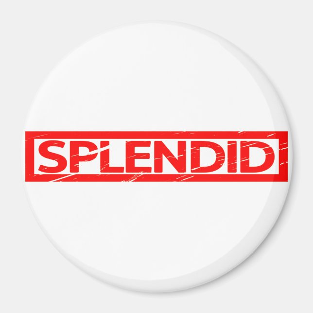 Splendid Stamp Magnet (Front)