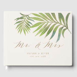 Splendid Summer Wedding Guest Book
