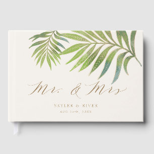 Splendid Summer Wedding Guest Book