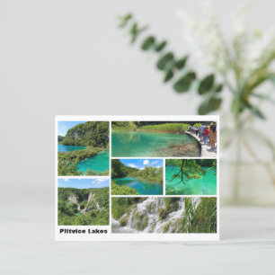 Splendid Views of Plitvice Lakes, Croatia Postcard