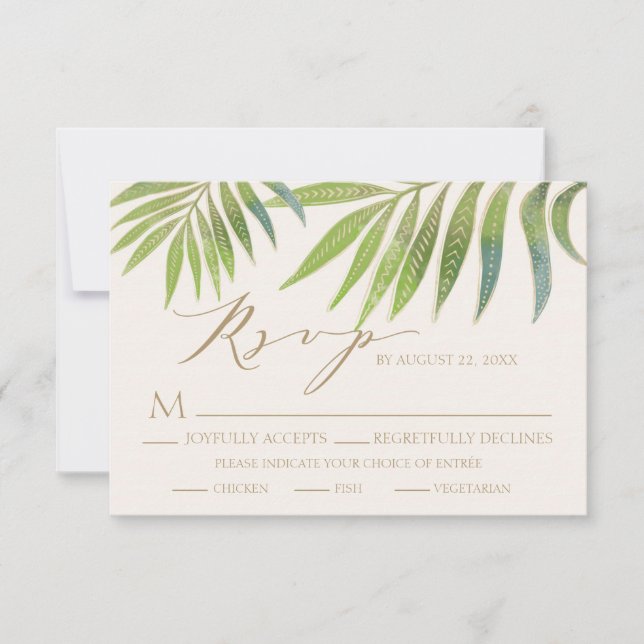 Splendide Faire-part de mariage d'été (Devant)