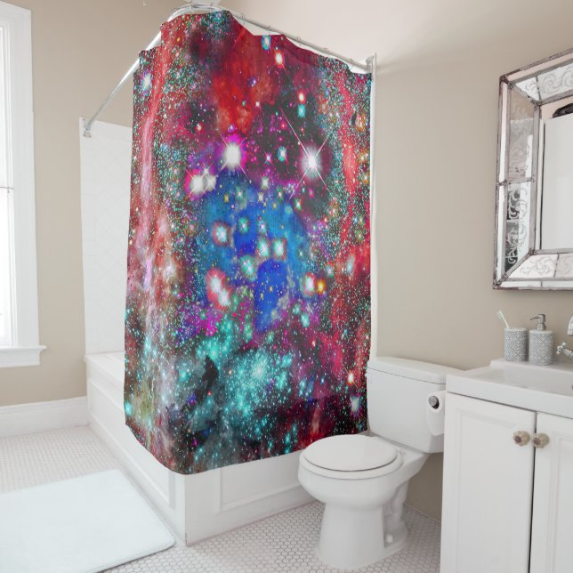 Splendorous Star Field Shower Curtain (In Situ)