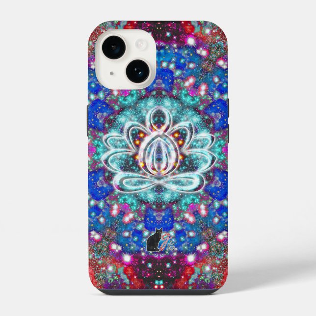 Splendorous Zen Lotus iPhone Case (Back)