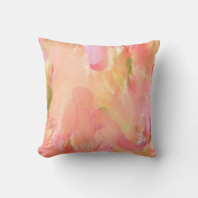 Splendour In Bloom VIII Throw Pillow (Front)