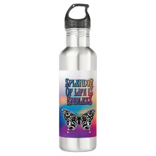 Splendour of Life with Butterfly 710 Ml Water Bottle
