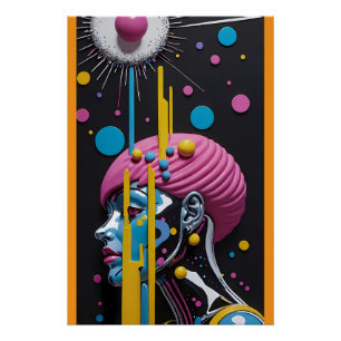 Splicing into the Future - Ken Gauge Art Poster