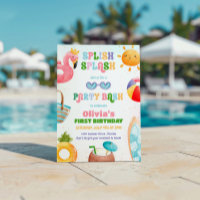 Splish Splash Birthday Bash Girl Pool Party