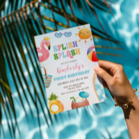 Splish Splash Birthday Bash Girl Pool Party