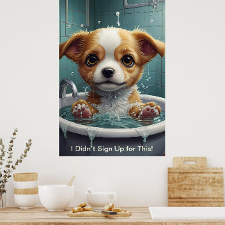 Splish Splash Cute Funny Posters with Quotes