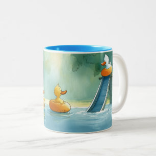 Splish Splash Fun Two-Tone Mug