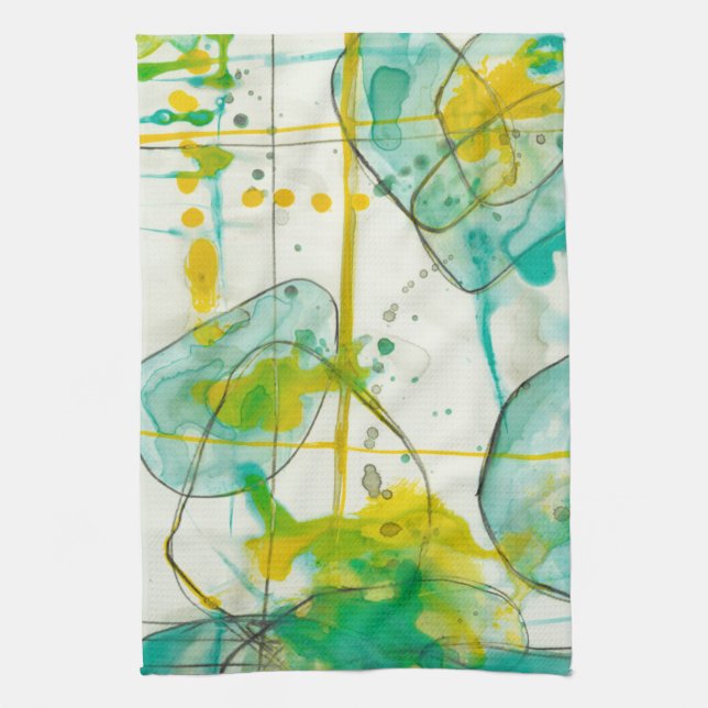 Splish Splash I Kitchen Towel (Vertical)