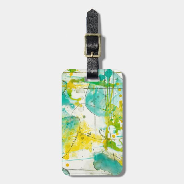 Splish Splash II Luggage Tag (Front Vertical)