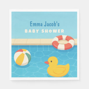 Splish Splash it's a Baby Bash Baby Shower Napkin