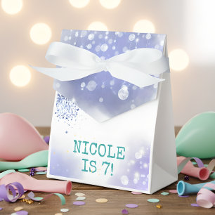 Splish splash magic mermaid birthday bash favor box