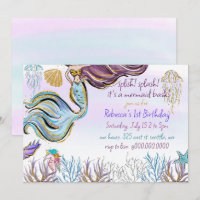 Splish Splash Mermaid Bash Birthday Party