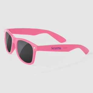 Splish Splash Pink 1st Birthday Party Sunglasses