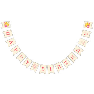 Splish Splash Pool Party Bash Birthday  Bunting Flags