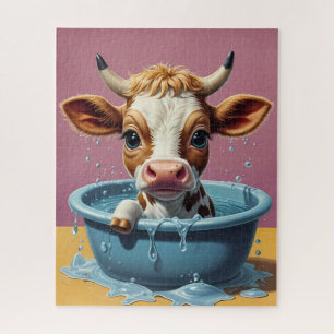 Splish Splash, Time for Pet & Funny Animal Baths Jigsaw Puzzle