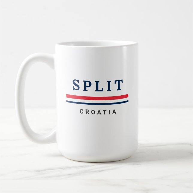 Split City Croatia Coffee Mug (Left)