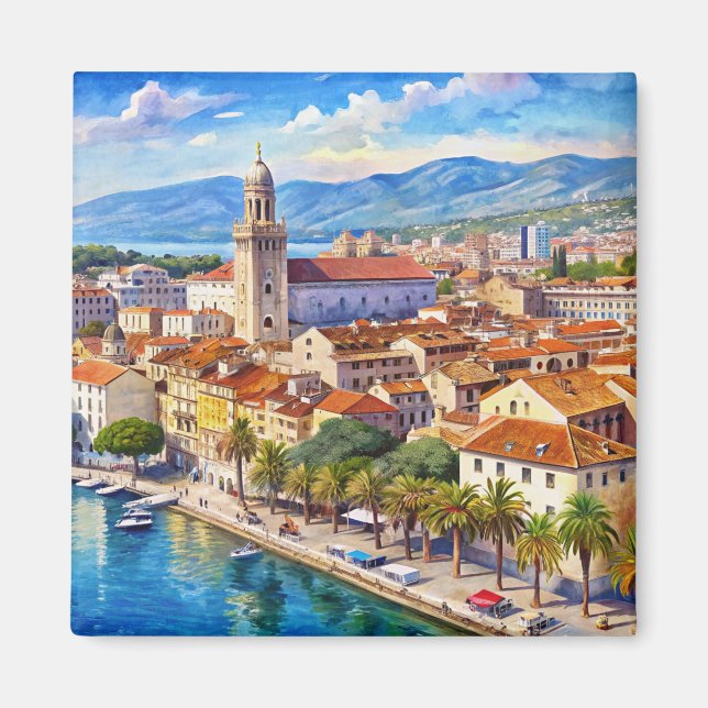 Split city Croatia  Magnet (Front)