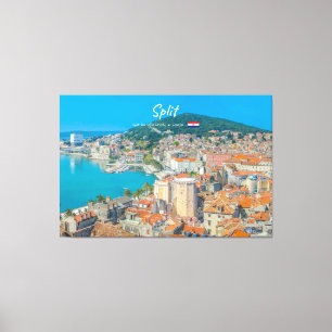 Split, Croatia - Coastal City Canvas Print