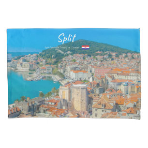 Split, Croatia - Coastal City Pillowcase