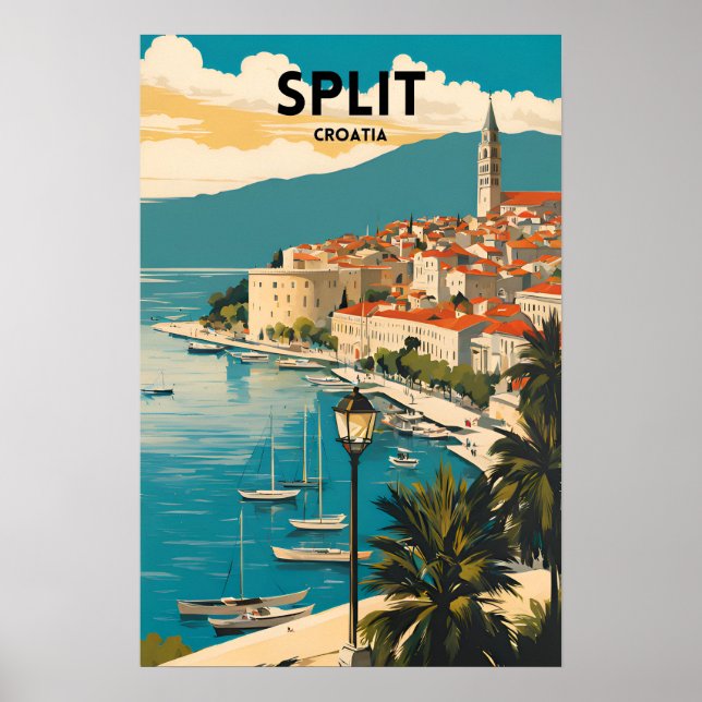Split Croatia Poster (Front)