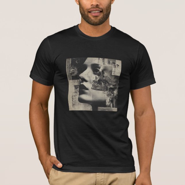 Split Devotion – Gothic Fine Art T-Shirt (Front)