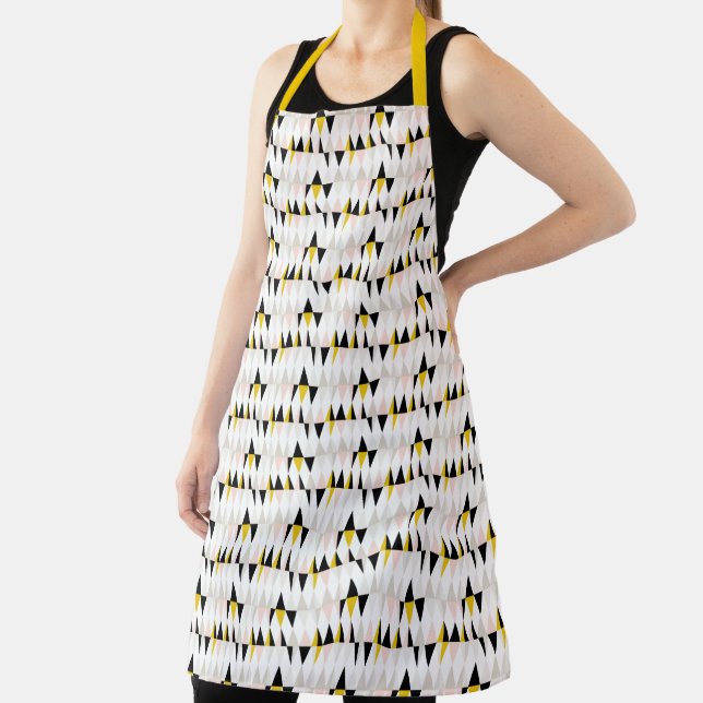 Split Geometric Triangle Pattern Apron (Insitu)