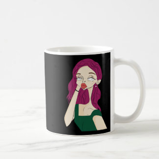Split Girl Sticker  Coffee Mug
