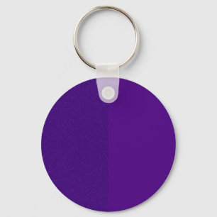Split Glitter & Matte Purple Keychain – Customize