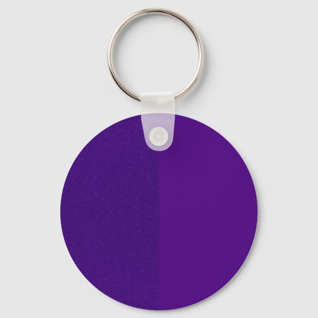 Split Glitter & Matte Purple Keychain – Customize (Front)