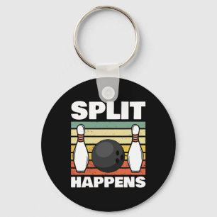 Split Happens Bowling 1 Keychain