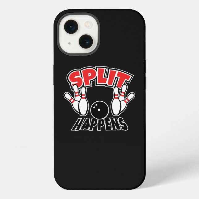 Split Happens Bowling iPhone Case (Back)