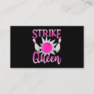 Split Happens for Dolls with Balls Strike Queen Bo Business Card