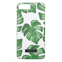 Split Leaf Philodendron Custom iPhone 8 Plus Case