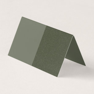 Split Moss Folded Place Card – Customizable