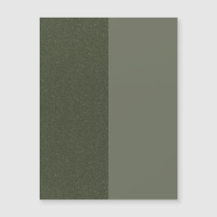 Split Moss Green Custom Magnetic Card