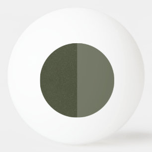 Split Moss Green Custom Ping Pong Ball