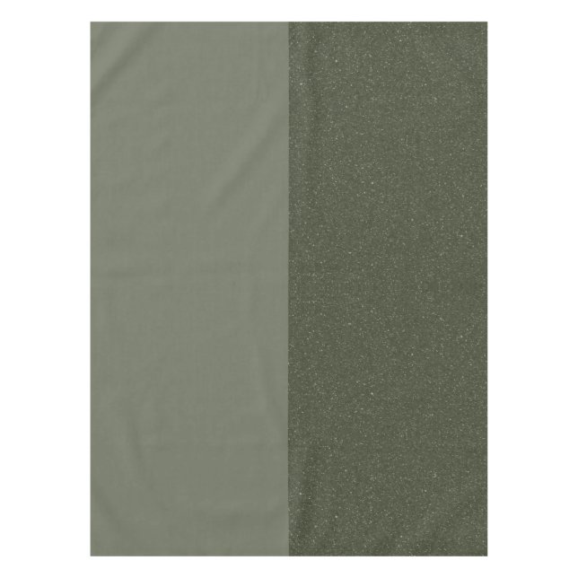Split Moss Green Custom Tablecloth (Front)