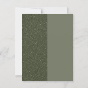 Split Moss Green Custom Thin Magnetic Card
