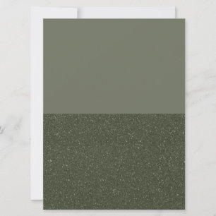 Split Moss Green Flat Card – Textured Bottom
