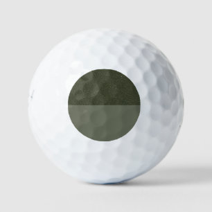 Split Moss Green Golf Ball – Custom Design